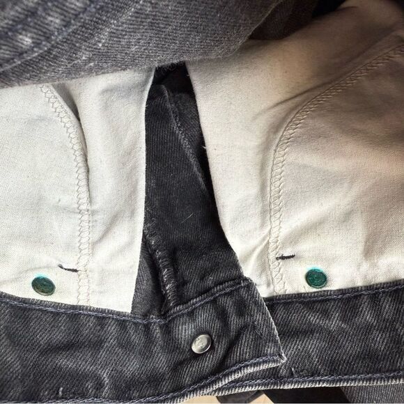 Vintage Levi’s 921 15921 Orange Tab Tapered Fit Black Mom Jeans Made USA Size 6 - Picture 8 of 9